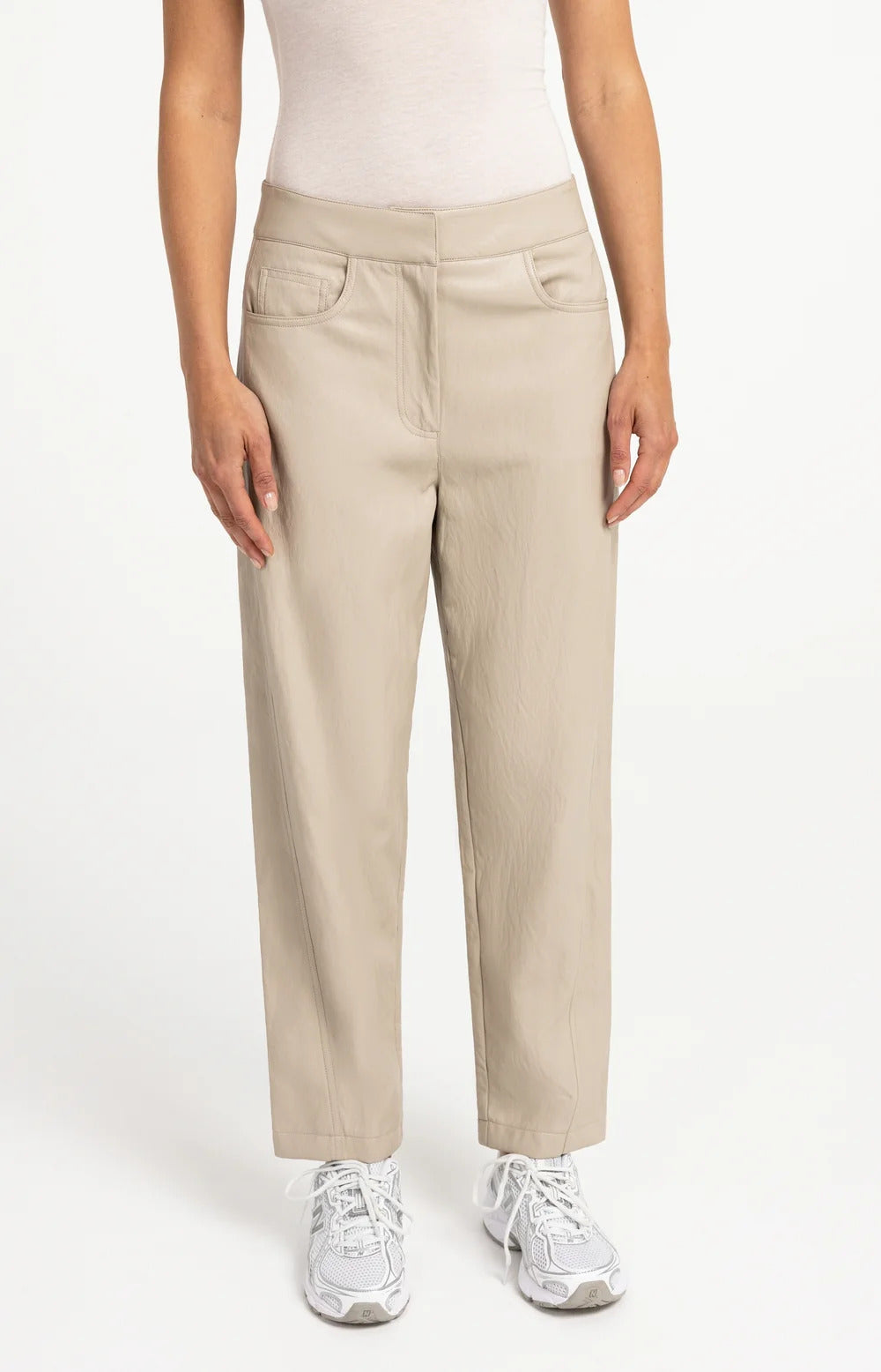 YAYA Faux Leather Trousers - Colour Options
