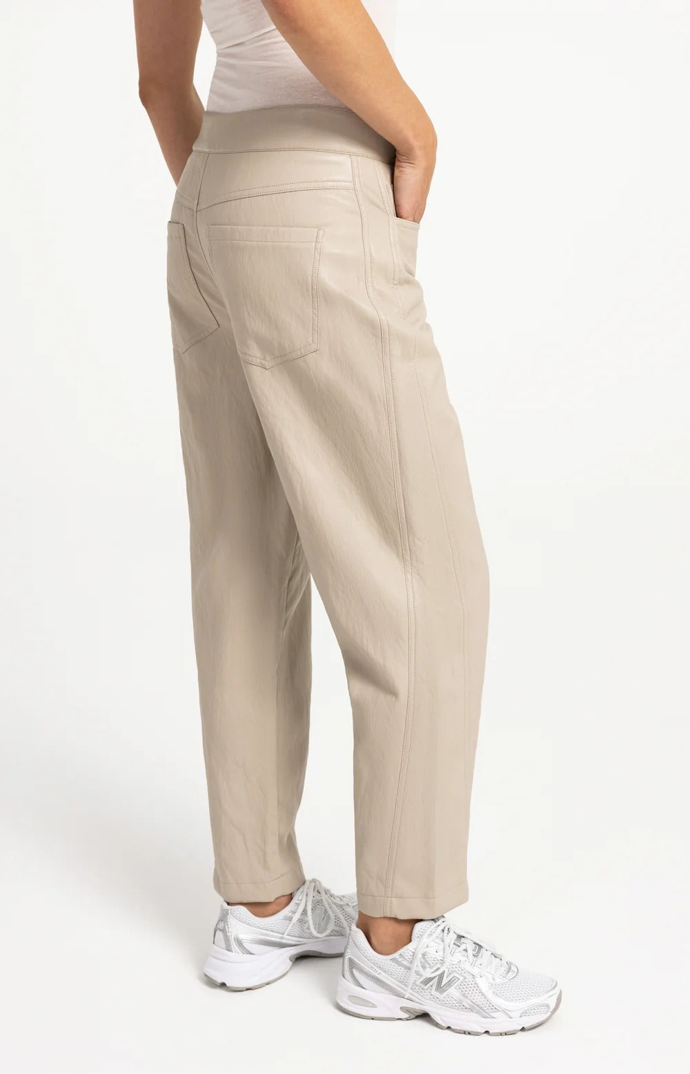 YAYA Faux Leather Trousers - Colour Options