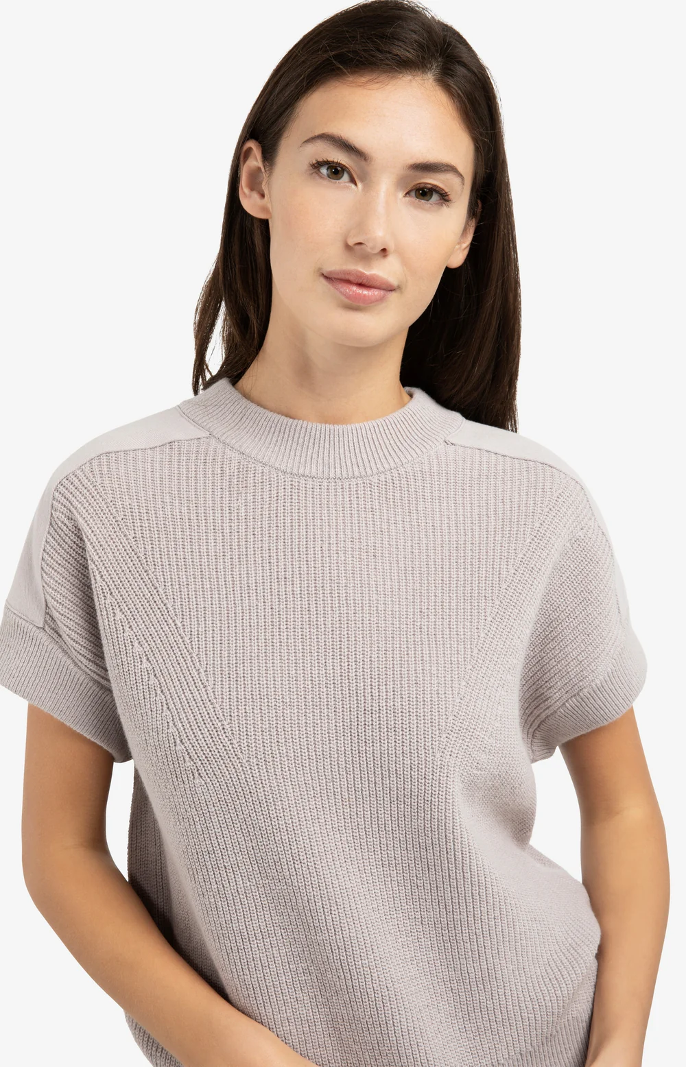 YAYA Woven Shoulder Detail Top