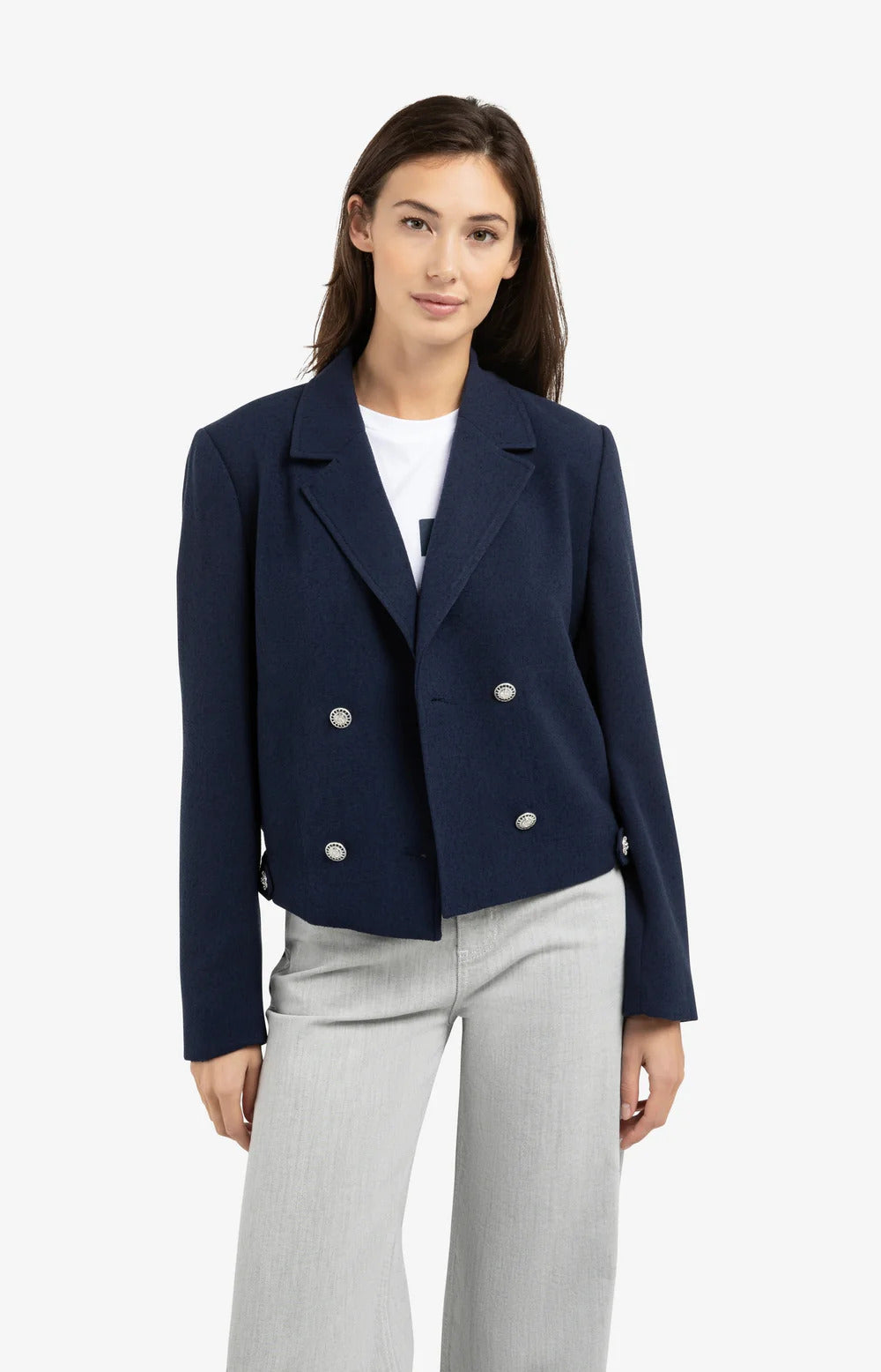 YAYA Jacket with Double Buttons