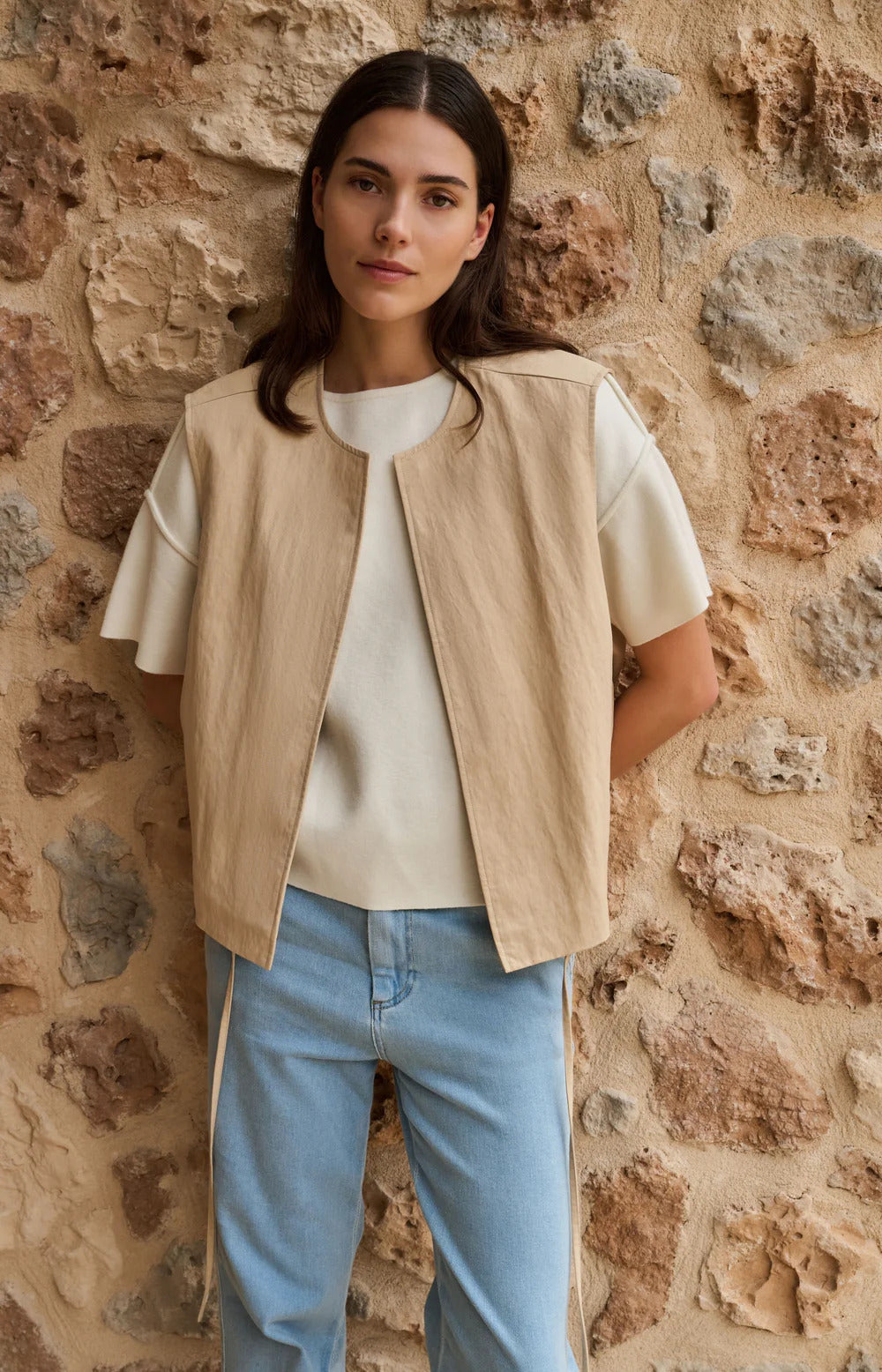 YAYA Sleeveless Jacket