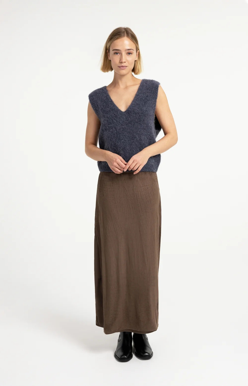 YAYA Spencer with Deep V-Neck