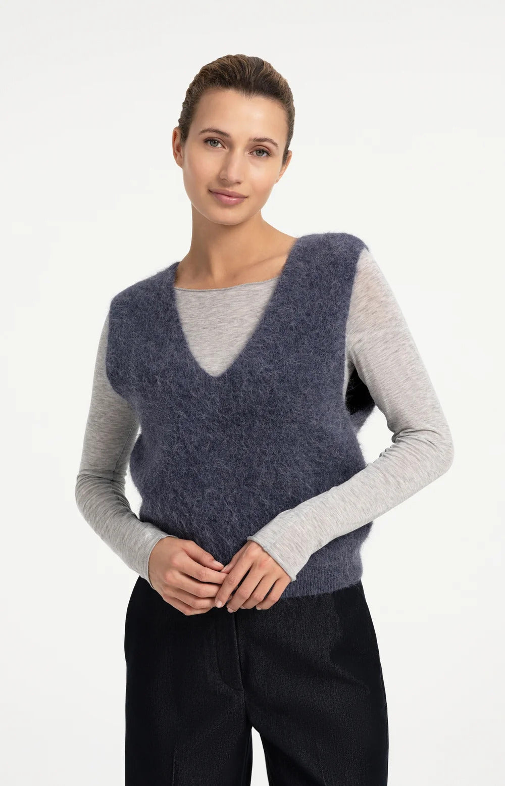 YAYA Spencer with Deep V-Neck