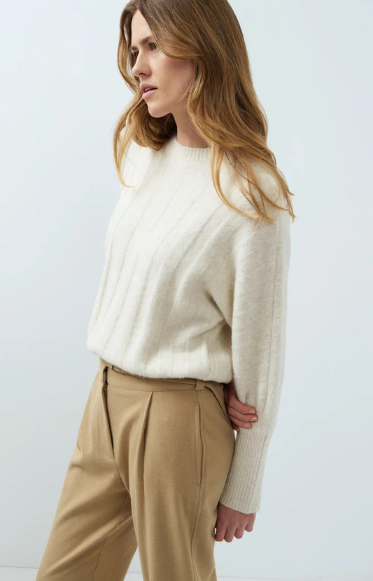 YAYA Batwing Sweater with Cord Waist - Colour Options