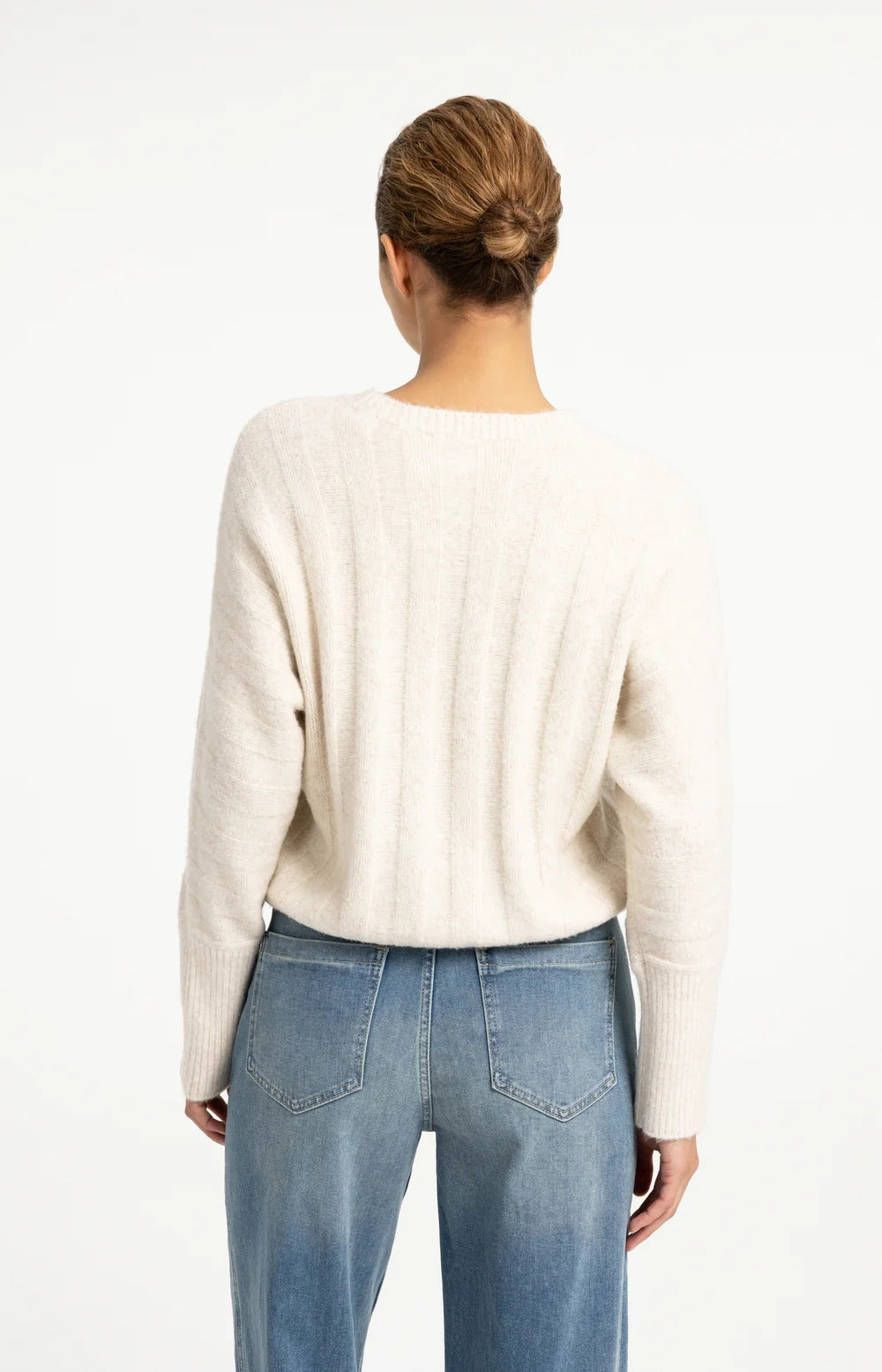 YAYA Batwing Sweater with Cord Waist - Colour Options