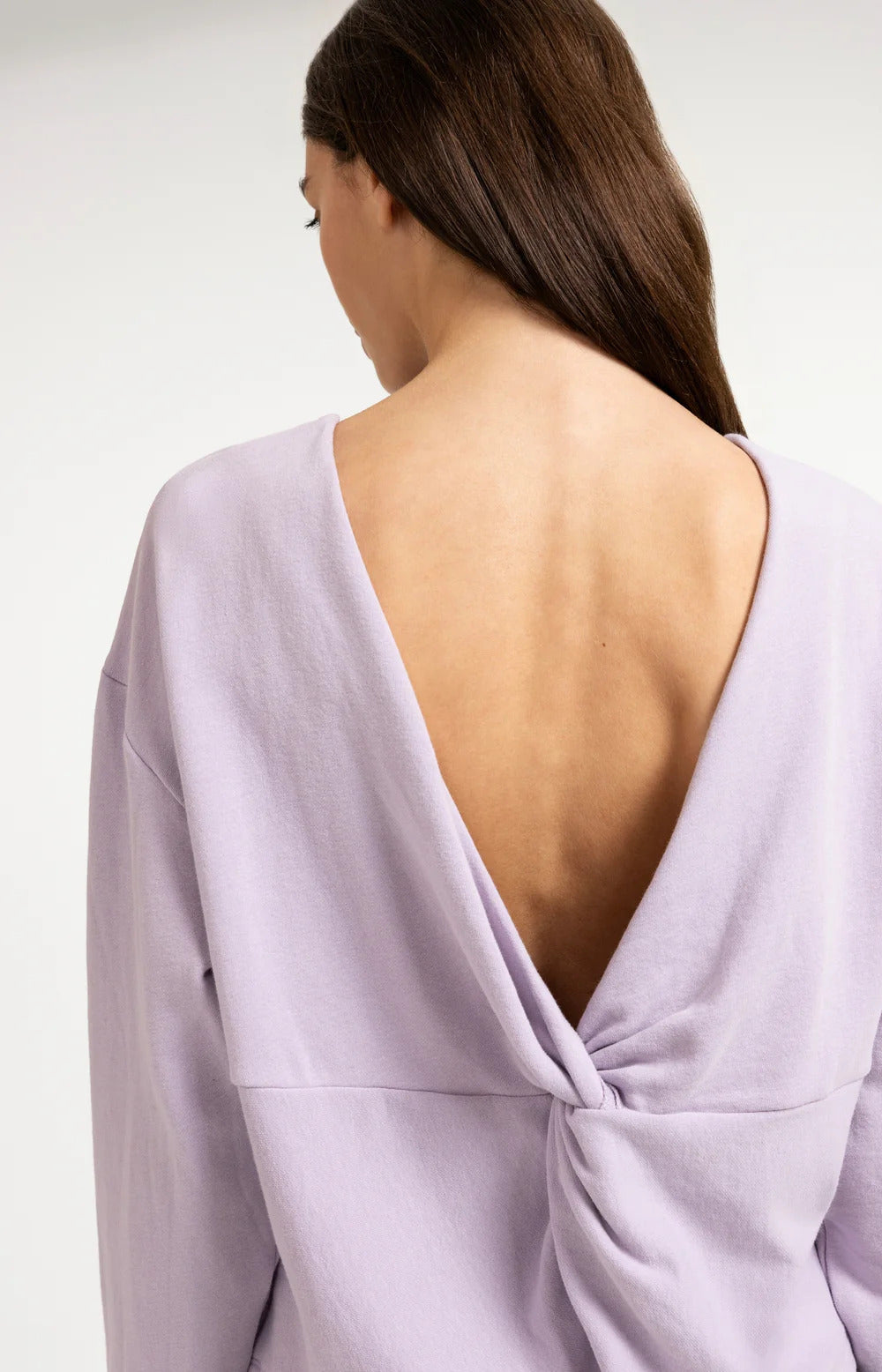 YAYA Sweatshirt with Knotted Back