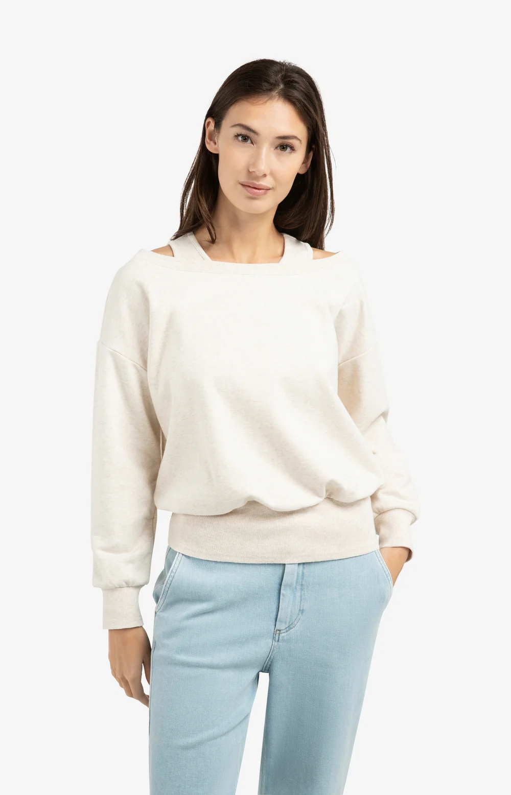 YAYA Double neck Sweater