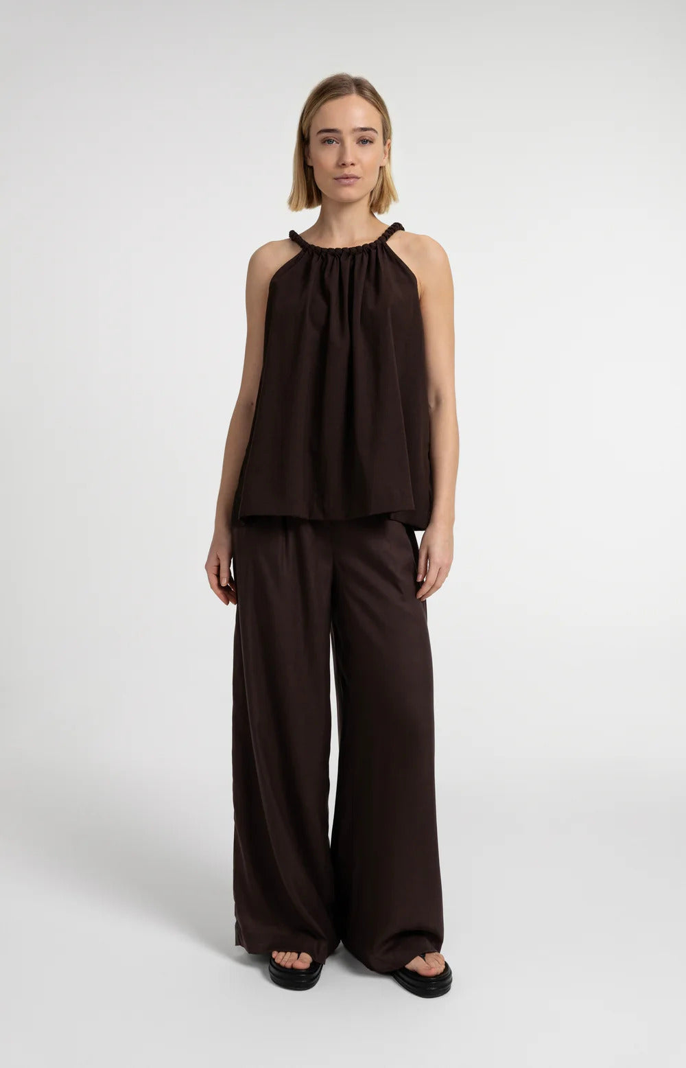 YAYA Woven Wide Leg Trousers