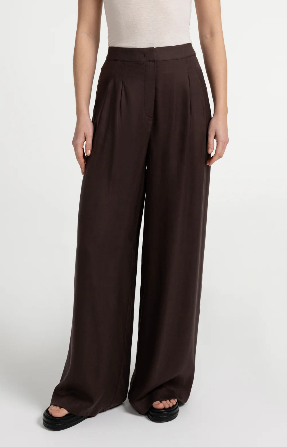YAYA Woven Wide Leg Trousers