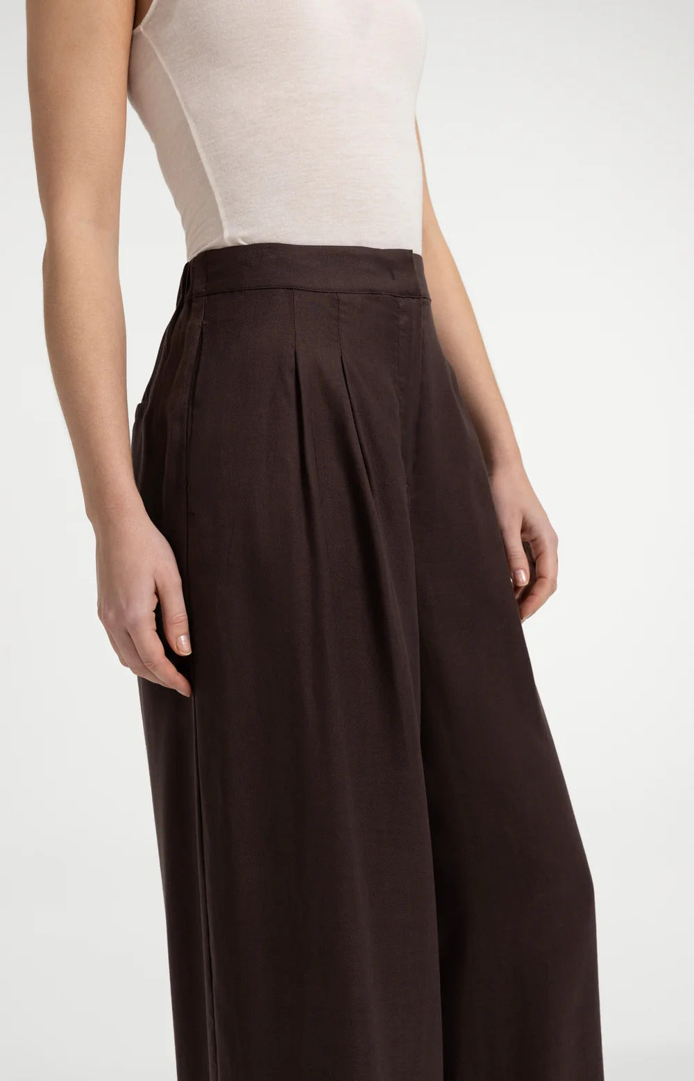 YAYA Woven Wide Leg Trousers