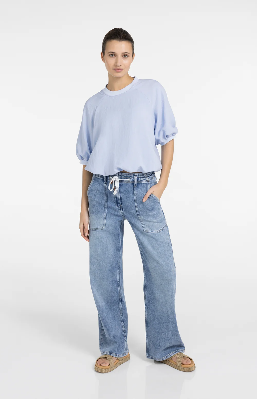 YAYA Woven Balloon T-Shirt