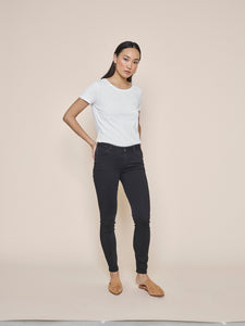 Victoria 7/8 Silk Touch Jeans - Black