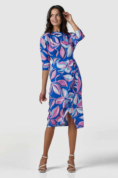 Closet Printed Pencil Dress