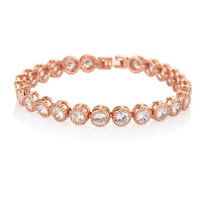 KD Danna Rose Gold Tennis Bracelet