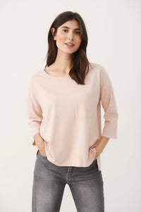 Jara Long Sleeved T-shirt - Cameo Rose