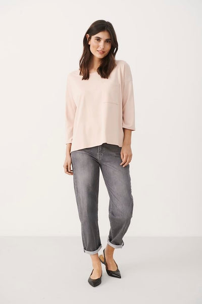 Jara Long Sleeved T-shirt - Cameo Rose