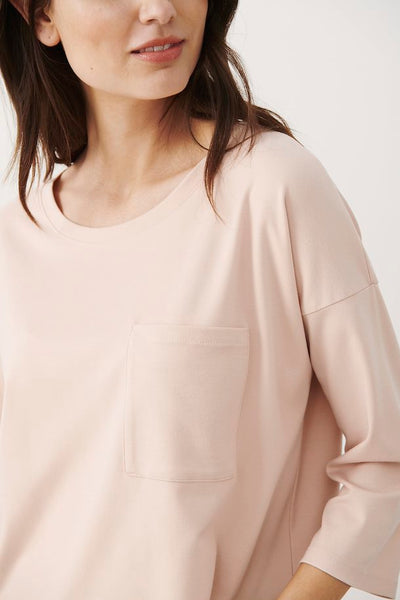 Jara Long Sleeved T-shirt - Cameo Rose