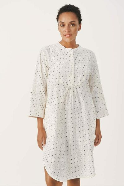 TamiaPW Nightshirt in Dark Navy Dot