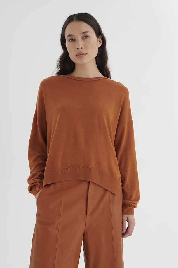 Innes Slit Pullover - Honey