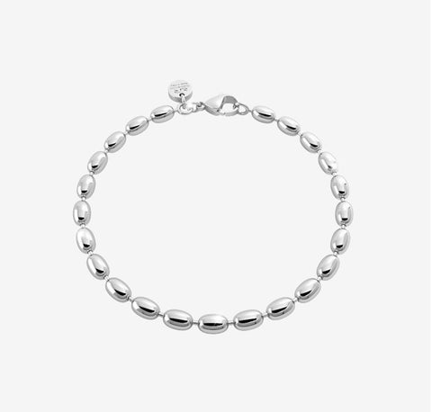 REB My World Charm Bracelet: Oblong Bead