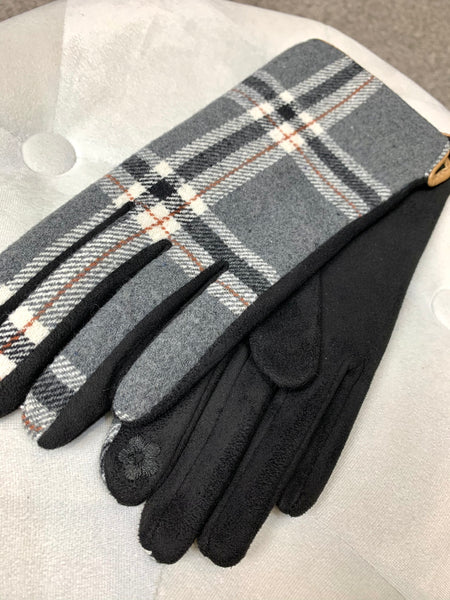 Plaid Gloves- 5 Colour Options