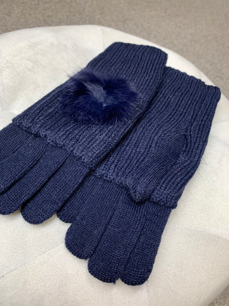 PR Faux Fur Gloves- 8 Colour Options