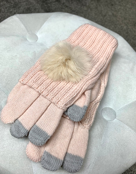 PR Faux Fur Gloves- 8 Colour Options