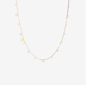 REB Lucciole Necklace- Dropped White Stone