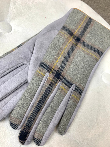 Plaid Gloves- 5 Colour Options