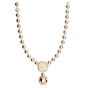 Boulevard Stone Necklace- Yellow Gold