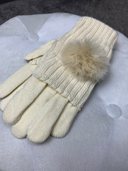 PR Faux Fur Gloves- 8 Colour Options