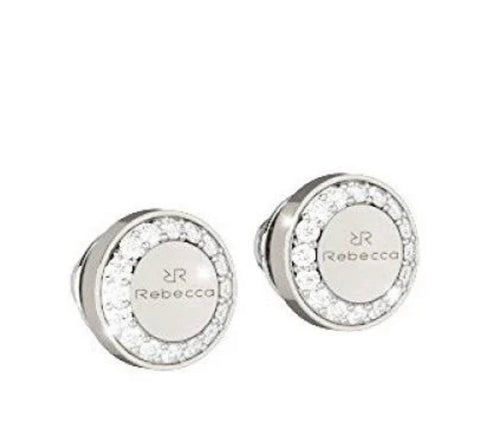 Boulevard Stone Earrings: Silver + 2 Size Options