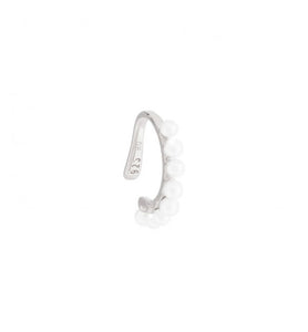 REB Pearl Ear Cuff: Silver