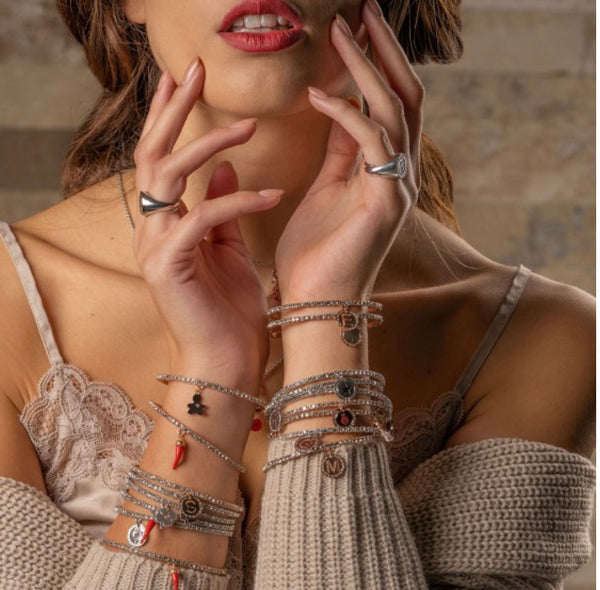 REB Heart Sparkle Bracelet