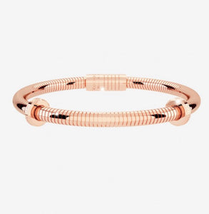 REB My World Charms Bracelet: Curved Snake Chain