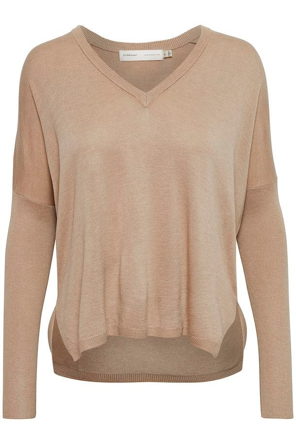 Inwear Derby V-Neck- Powder Beige