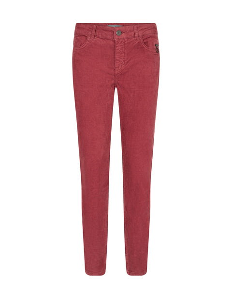 Sumner Corduroy Pant in Oxblood Red