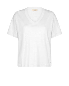 Casa V-SS Foil Tee - White