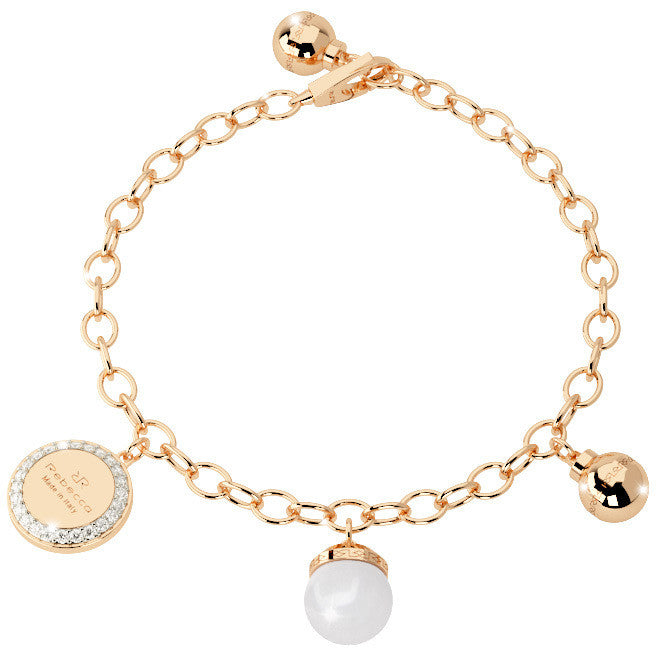 REB Hollywood Pearl Bracelet- Yellow Gold