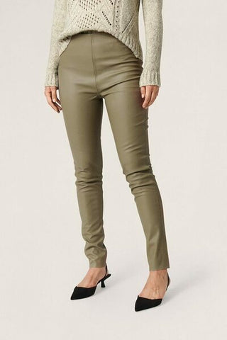 SLKaylee PU Leggings in Vetiver