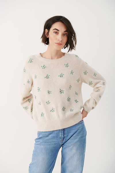Ninel Pullover in Whitecap grey