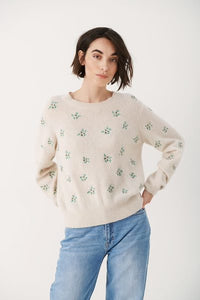 Ninel Pullover in Whitecap grey
